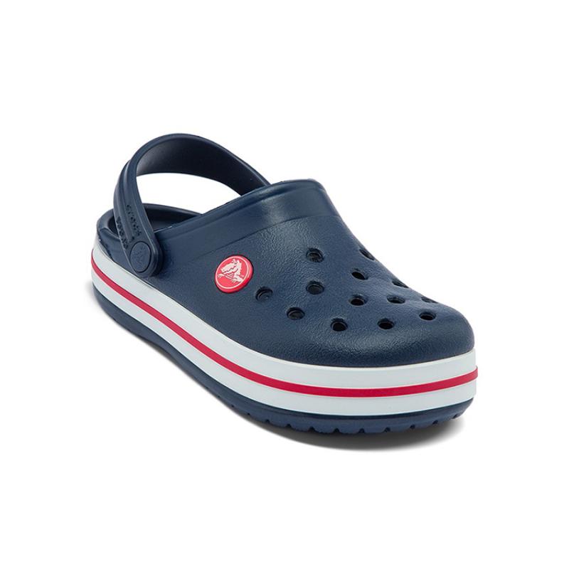Crocs Crocband Casual Hole Sandals Blue Red Children's Model