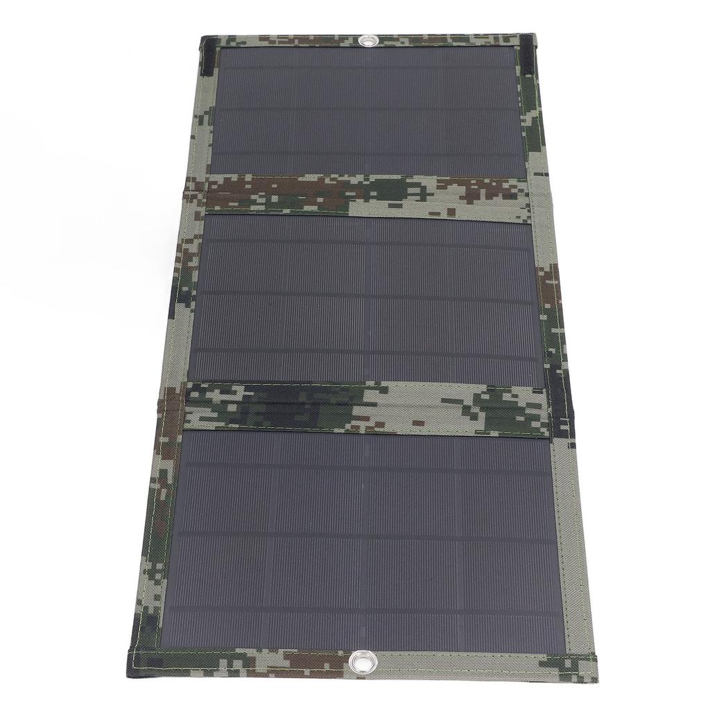 Foldable Solar Power Panel 21W Lightweight Portable Space Saving Waterproof Solar Charger Panel for
