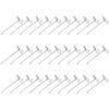 30pcs Supermarket Hook Iron Grid Shelf Hook Jewelry Display Shelf Hook 3.5mm Thickness20cm / 7.9in