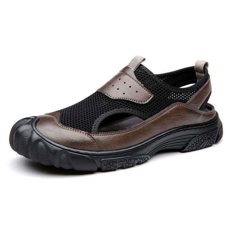 High Quality Summer New Sandals Men Outdoor Toe Wrap Sandals Casual Shoes Comfortable Fashion Beach Shoes Sports Hiking Sandals