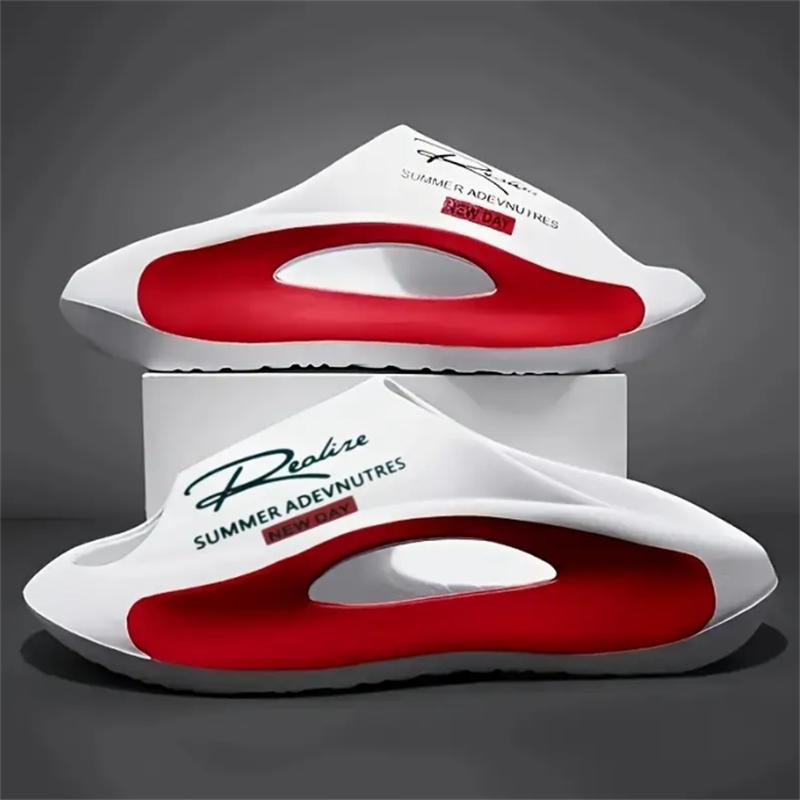 New Men Slide Shoes Women Shoes Summertime Beach Slide Shoes Luxury Outside Indoor Eva Soft Flip Flops Male Slip-Resistant Shoes