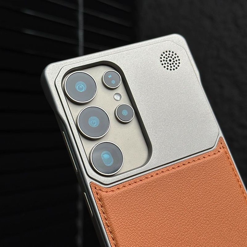 Samsung S25ultra Mobile Phone Case S24ultra Leather S23ultra Ultra Thin S25 + Aromatherapy Borderless S24
