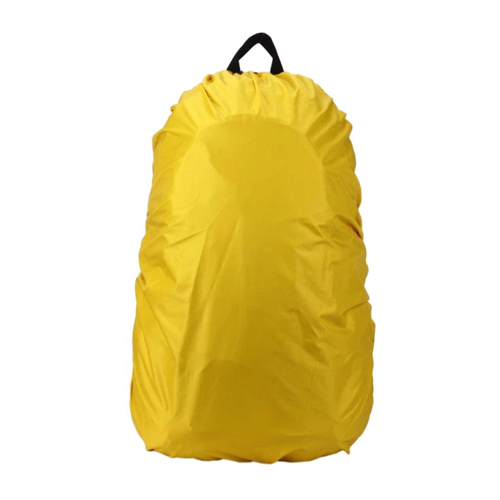 

Waterproof Backpack Dust Rain Cover Portable Travel Camping Rucksack Bag Rainproof Cover 35\-40 Liter Yellow