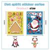 8 Sheets Christmas Gift Santa Claus Pet Stickers for Kids DIY Handmade Album Creative Crafting Decals Laptop Scrapbook Phone