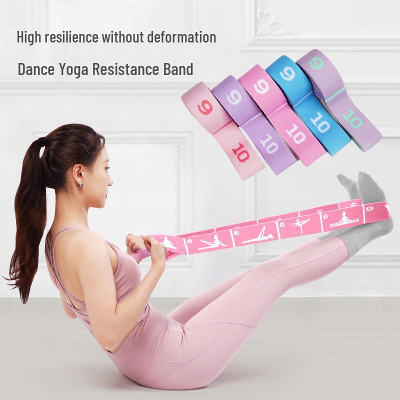 Children's Dance Stretch Band with 12 Grids - Yoga Resistance Training