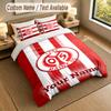 Bedding Set 1 Duvet Cover 2 Pillowcases Mainz 05 Print Soft Bed Linen Bedroom Decor