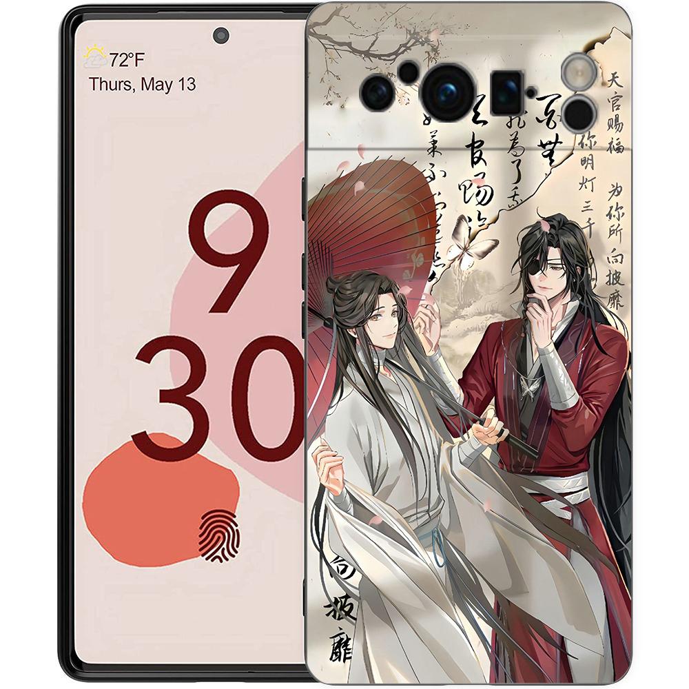 

Чехол для телефона Благословение Небесного Владыки для Google Pixel 10 9 8 7 6 Pro XL 9A 8A 6A 7A 5G Мягкий ударопрочный ТПУ Черная крышка Pixel 7A
