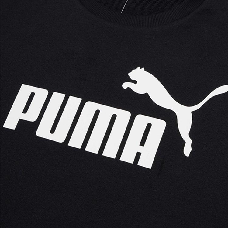 Puma Genser med logotrykk Herre Topper Svart 853354-01