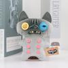 FUGG ALLEY CATS Fluffy Dangle Collectibles Fuggler Real Hairless Cat Siamese Cat Orange kitten Teeth Fiend Plushie Collectibles Token
