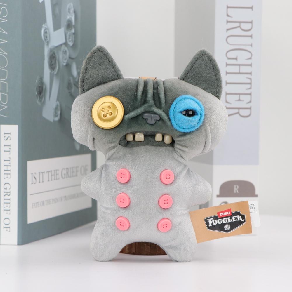 FUGG ALLEY CATS Fluffy Dangle Collectibles Fuggler Real Hairless Cat Siamese Cat Orange kitten Teeth Fiend Plushie Collectibles Token