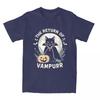 Men T-Shirt The Return Of Vampurr Halloween Cat T Shirts Gothic Full Moon Summer Tees Street Style Cotton Tops Plus Size