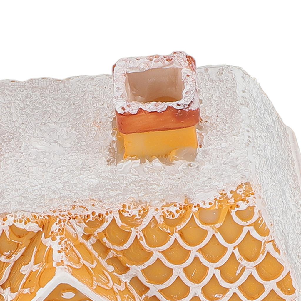 House Incense Cone Burner Log Cabin Incense Cone Burner Snowy Winter Incense Cone Burner for Nail Salon Living Room Decoration