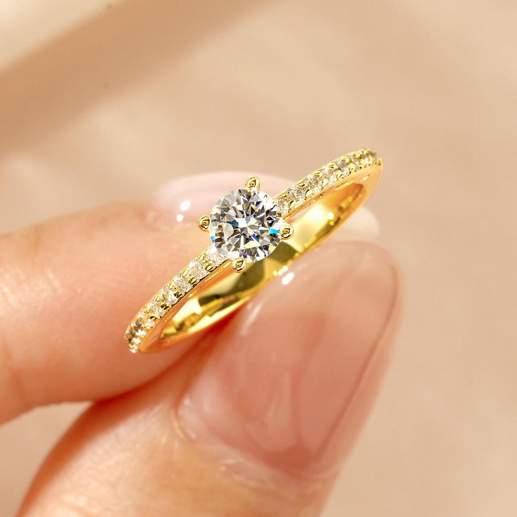 Luxuriöser Schneeflocken Zirkon Ring – Elegantes Design, Vielseitiger Stil für den Weg zur Arbeit