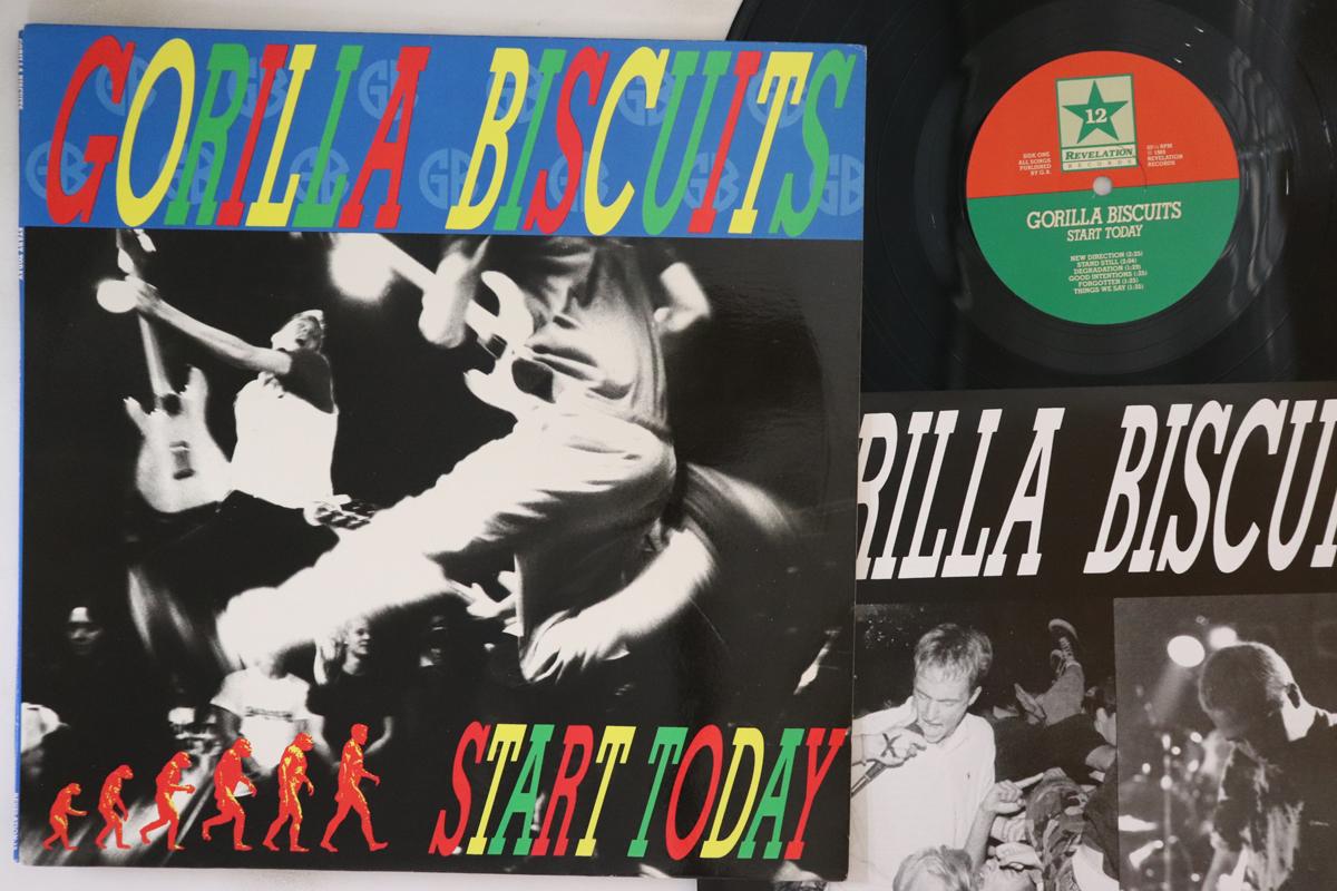 

LP Record GORILLA BISCUITS Start Today REV12 REVELATION 2012 US Rock Used