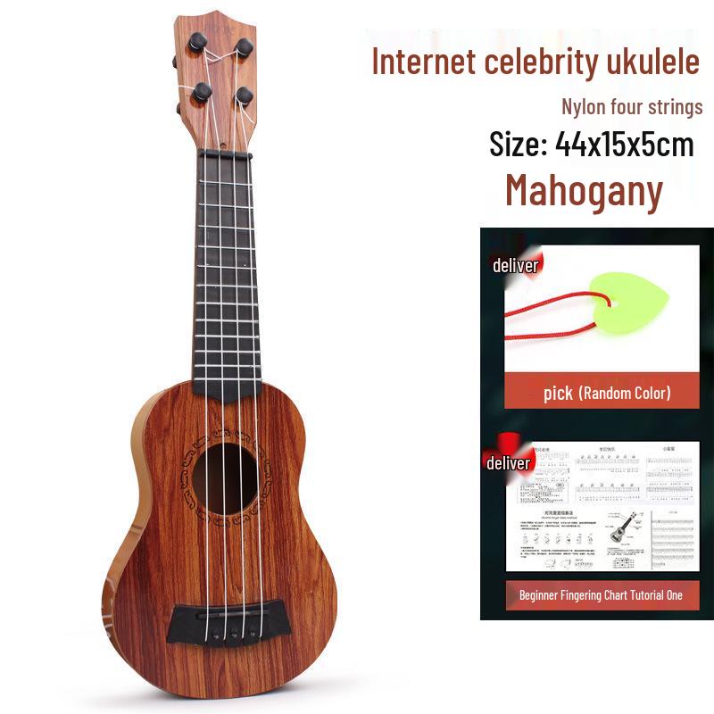 Kids' Musical Toy Ukulele: Playable Beginner Instrument for Boys and Girls