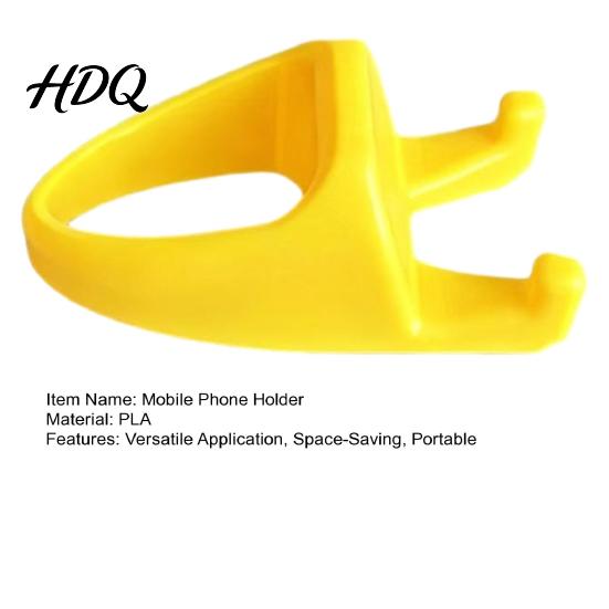 Simple Mobile Holder 3D Printed Phone Holder Space-saving Small Desktop Stand Portable Lightweight for Desk Cafe