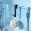 1/2Pcs Traceless Hook Frameless Glass Doors Up To 3/8 Inch Thick Shower Hook Stainless Steel Bathroom Towel Hook Bathrobe Hanger