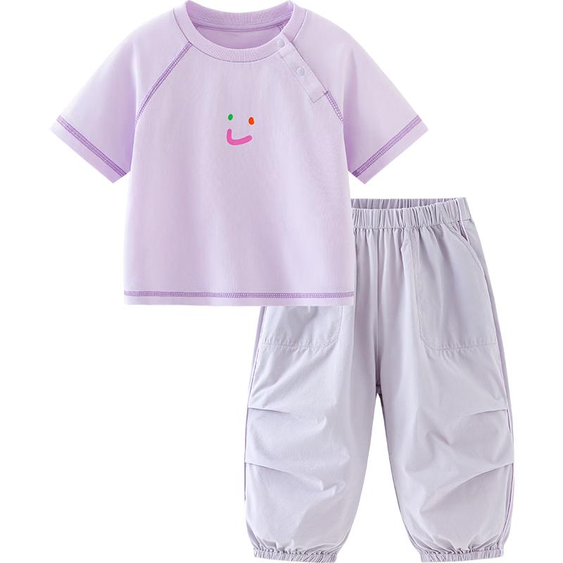 Minibala Kids  Quick-Dry Summer T-Shirt & Shorts Set 120