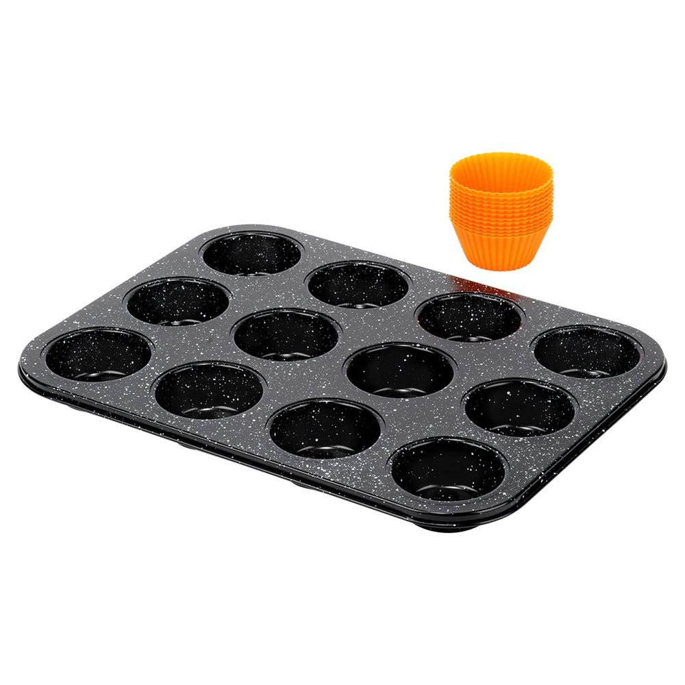 Forma Granitowa Foremka Blacha Do Pieczenia Muffinek Babeczek Na Muffinki