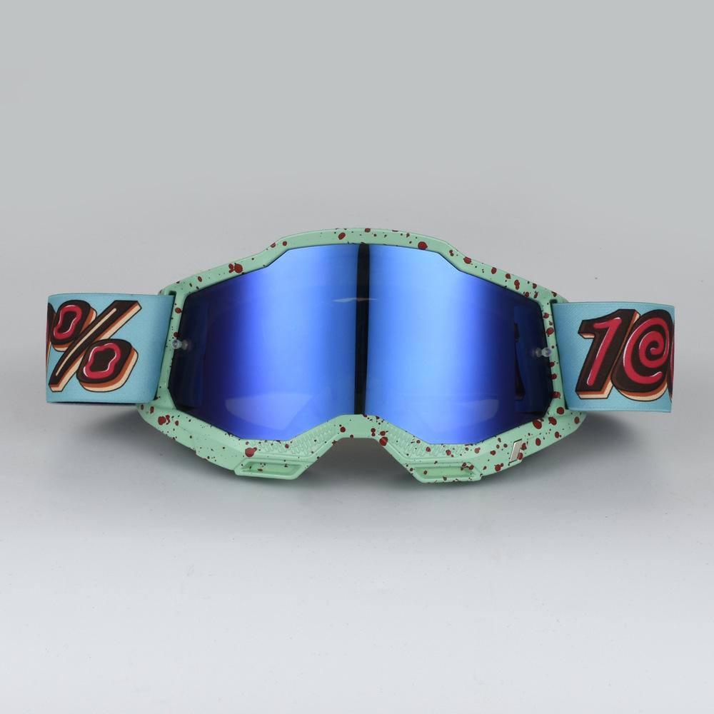 Neue Offroad-Helmbrille Donut Outdoor Motorrad-Fahrbrille Gesichtsmaske Skibrille