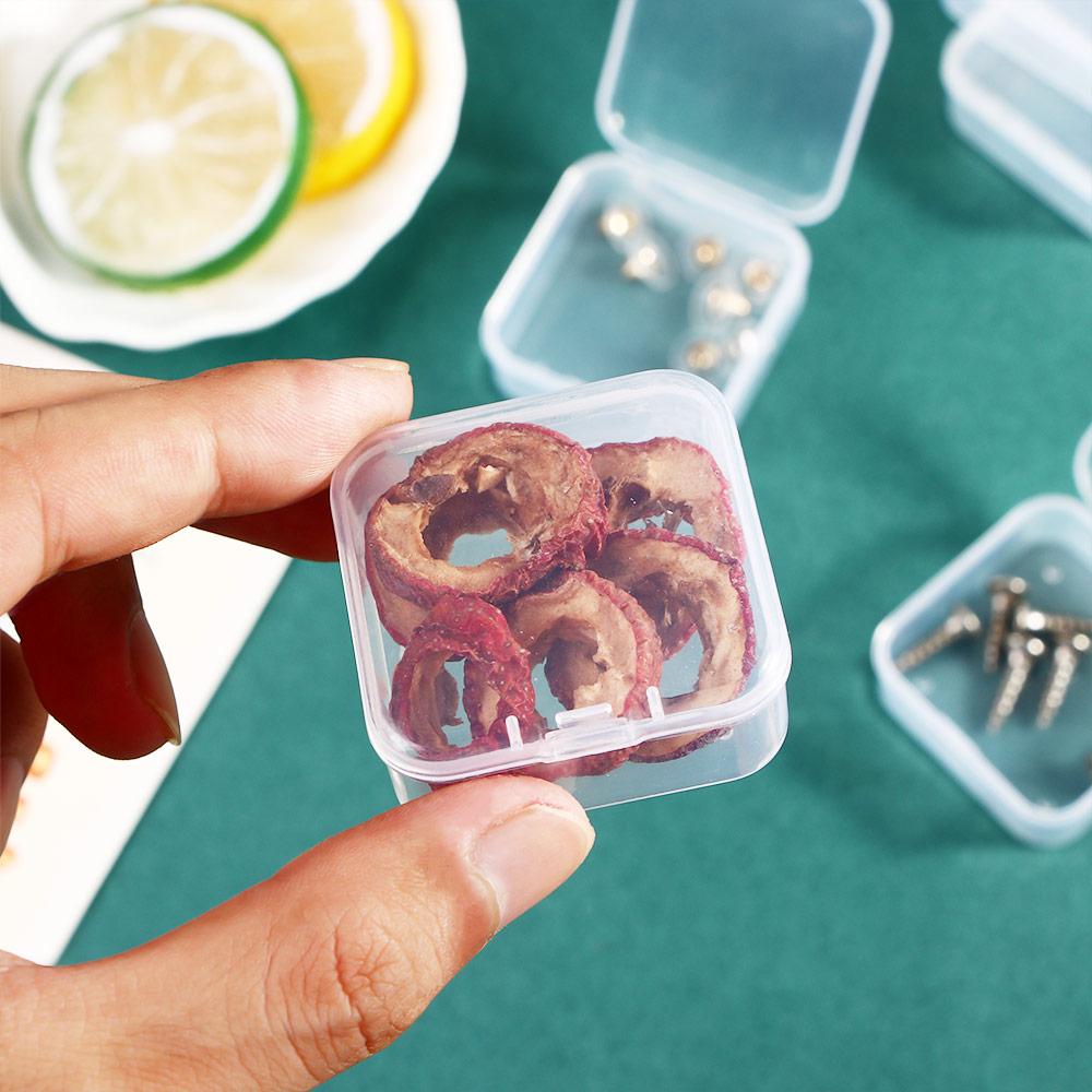Rings Case Organizer Jewelry Storage Packaging Korean Displays Box Transparent Finishing Container