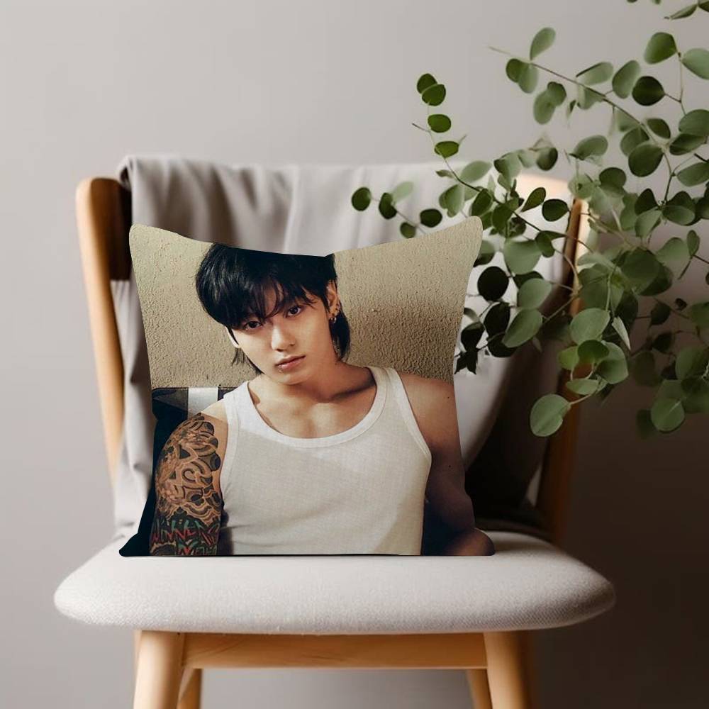 PC JJungkook Seven Tease Kissenbezug Auto Wurfkissenbezug Für Sofa Auto Weihnachtsgeschenk