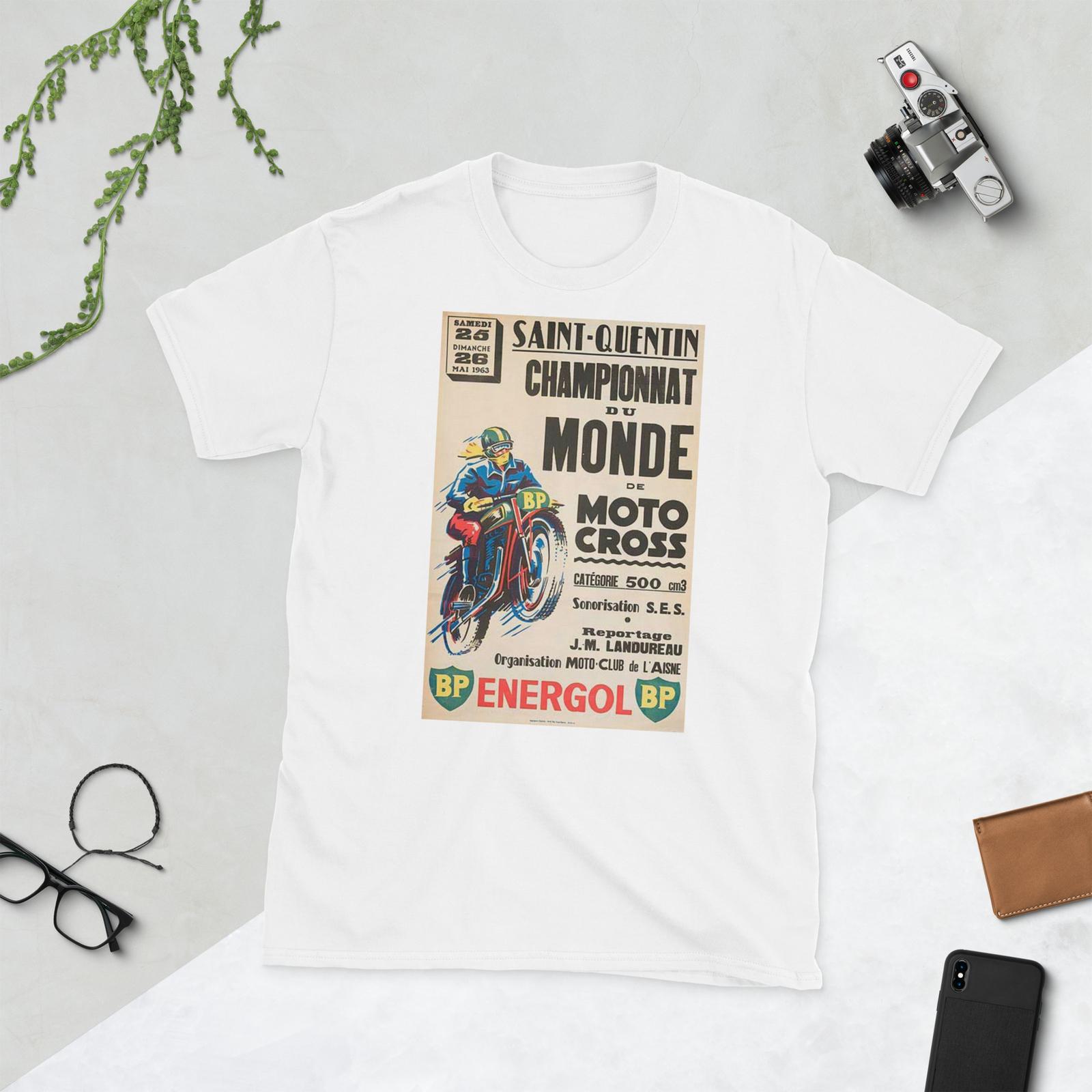 

1963 FIM Motocross World Championship Short-Sleeve Unisex T-Shirt Mens Womens Tees Top 3XL