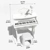 37 Tasten Elektronisches Klavier Kinder Tastatur Spielzeug mit Mikrofon Musikinstrument Klavier Kinder Lernspielzeug Weihnachtsgeschenke