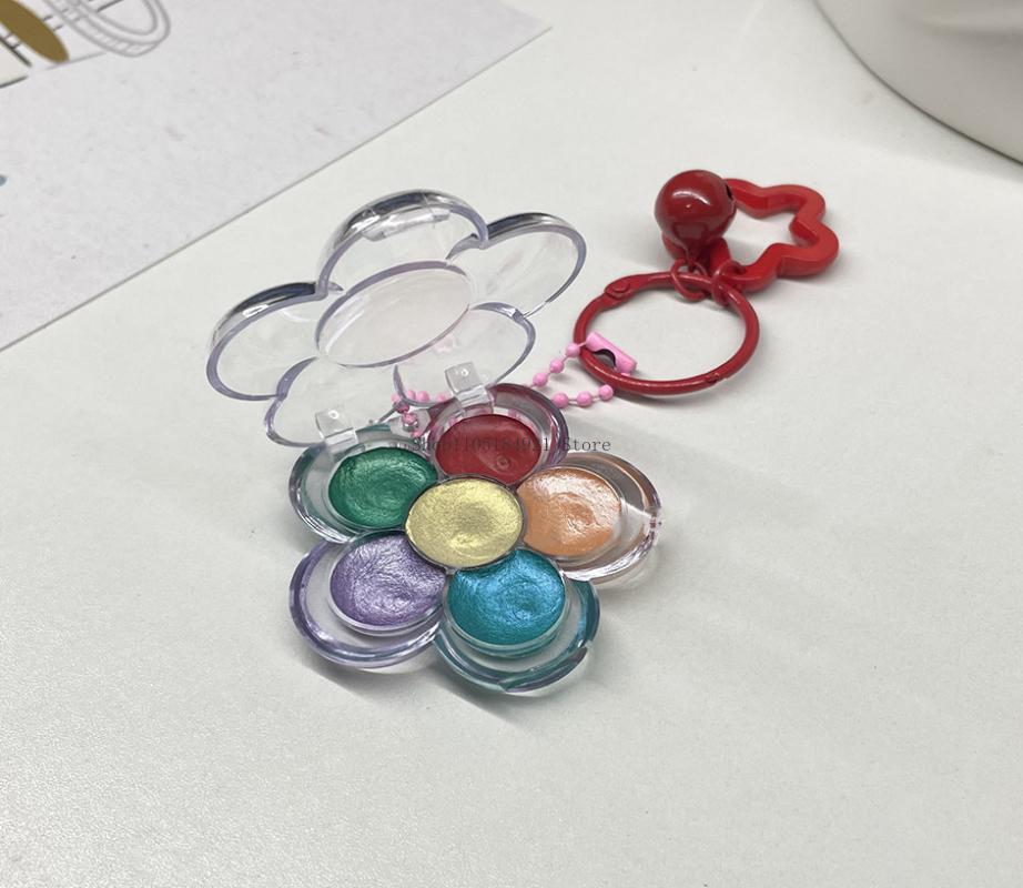 

Ocean Series Pearlescent Paint Color Test 7 Color Send Pen Set Hand-painted Thangka Dye Card Water Color Character Drawing Paint