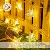 LED illumination light decoration 3M 20 pieces fairy cute star-shaped Christmas ornament indooroutdoor compatible wedding birthday