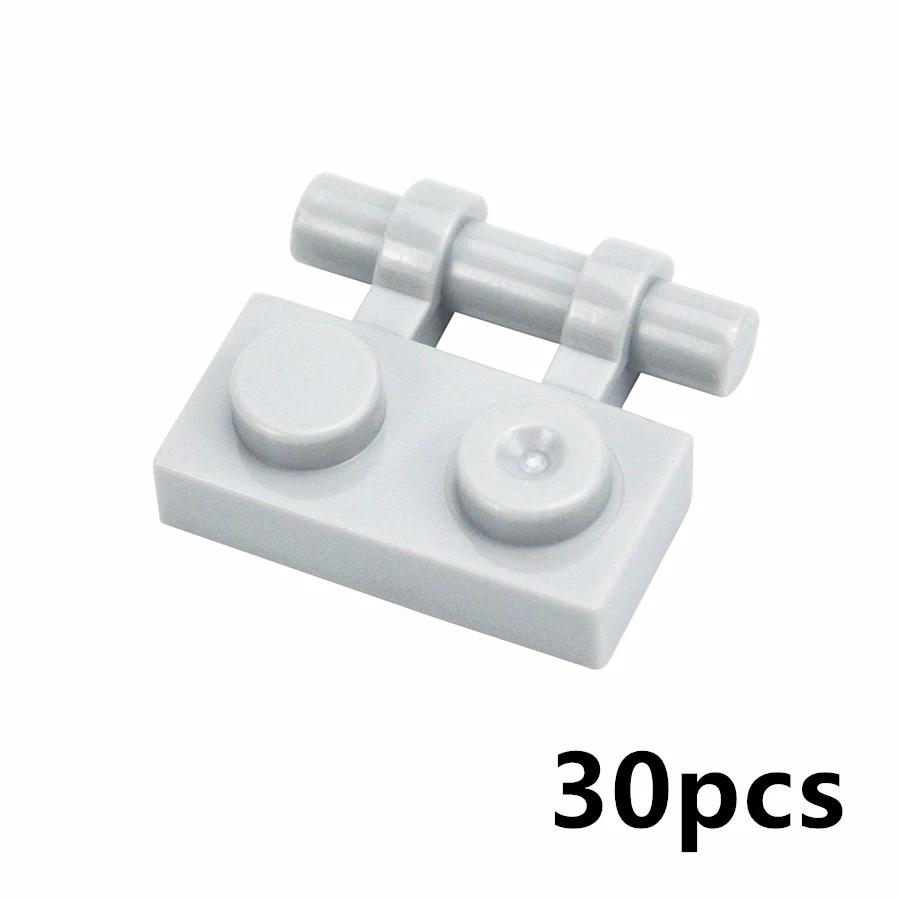 Bricks Assembles Particles Works With DIY Components 2540 Modified 1 x 2 Plate Handle Constructing Blocks 30Pcs Kid High-Tech Playthings