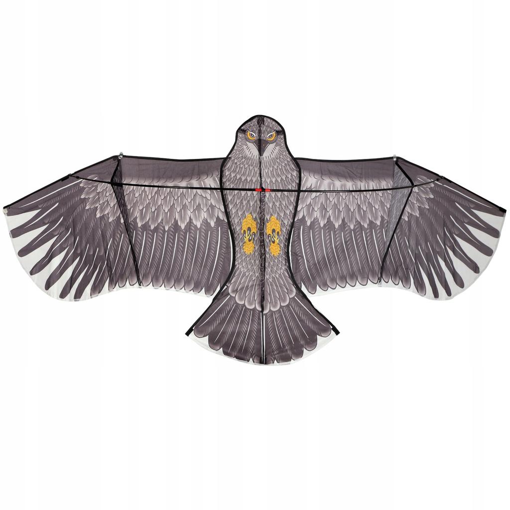 KADAX Drachen für Kinder Groß 180x80cm Adler Vogel Leine