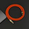 120W Super Fast Charging Cable Zinc Alloy Liquid Silicone Type-C to Type-C Fast Phone Charging Cable for Apple macbook Android