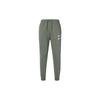 Printed Logo Joggers With Elastic Cuffs Men Bottoms Green DJ0468-380