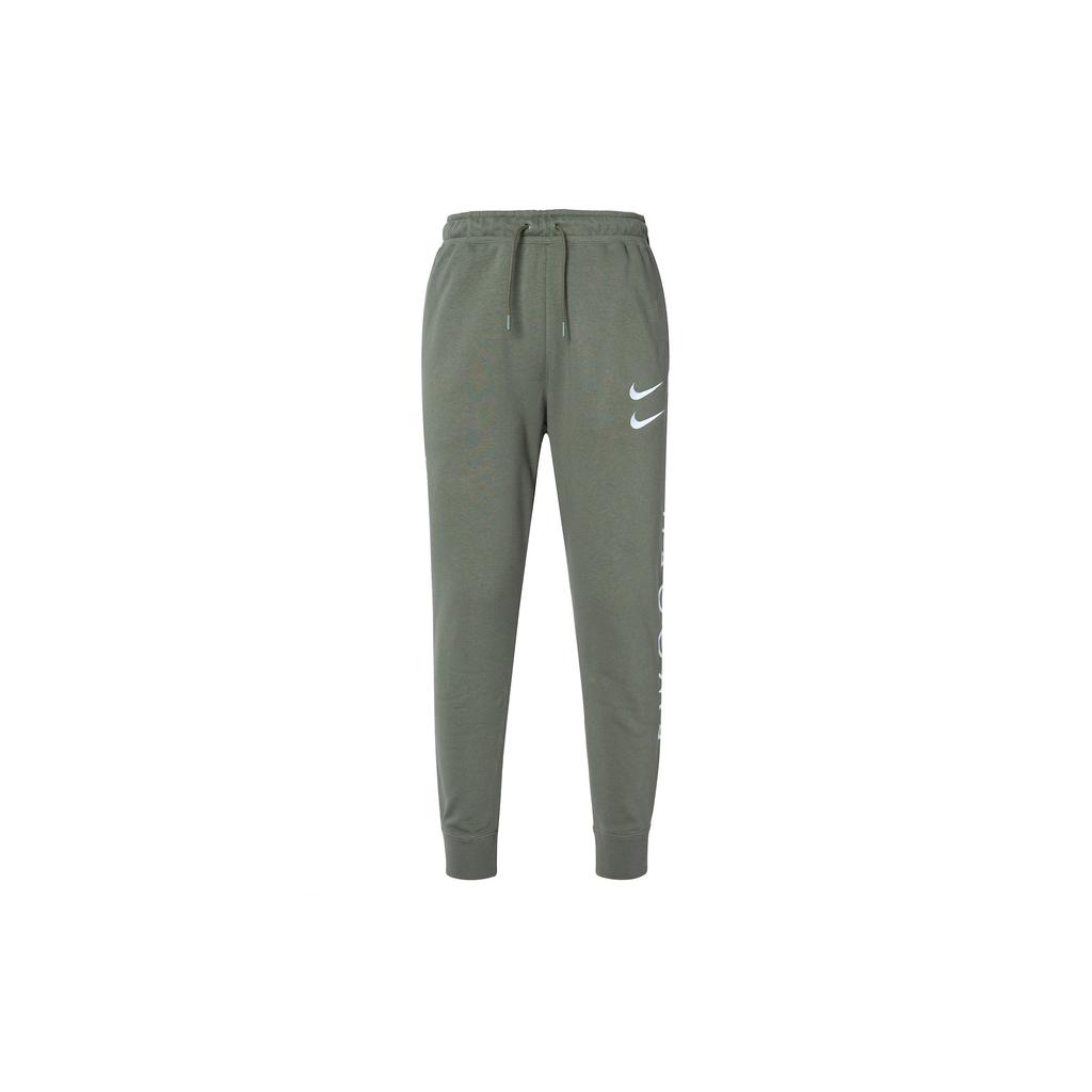 Nike Printed Logo Joggers With Elastic Cuffs Men Bottoms Green DJ0468-380
