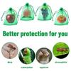20pcs Strawberry Grapes Fruit Grow Bags Netting Mesh Vegetable Plant Protection Bags For Pest Control Anti-Bird Garden Tools