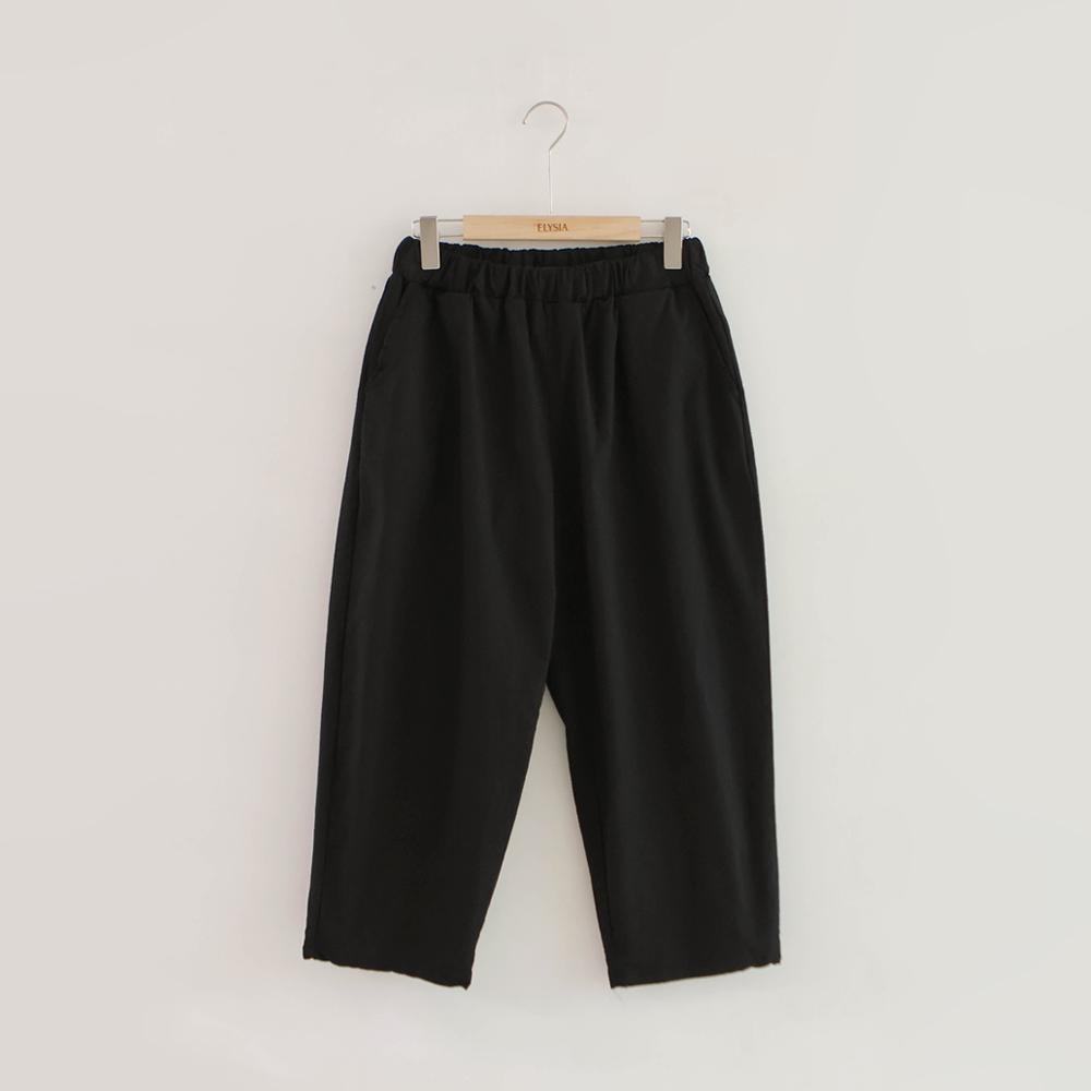 ELYSIA Leher Linen Baggy Elastic Pants