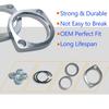 Kit de Flange de Escape Harley-Davidson Eiksouvi | Flange de Silenciador em Aço Inoxidável, Compatível com Modelos 1984-2023 (Excluindo V-Rod)