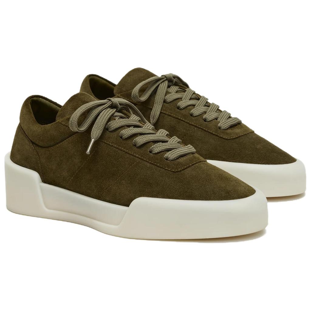 Fear Of God Aerobic Leather Fashion Comfortable Low-Top Sneakers Men sneakers Green FGE280-101SUE-345