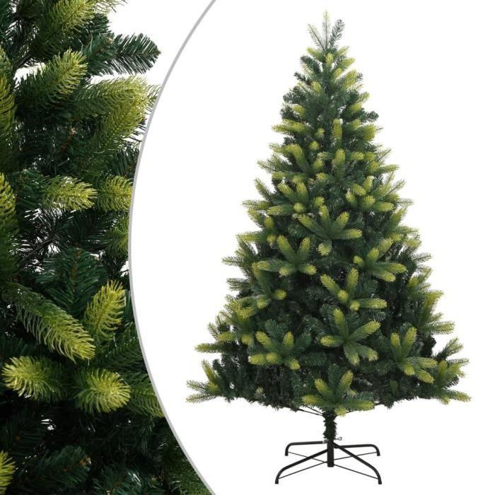 VidaXL Sapin de Noël artificiel à charnières avec support 180 cm 356762