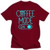 New Trendy Summer Fashion T Shirt for Men T-shirt Funny Coffee Mode on Print Tees Short Sleeve Tops Luminous Design Tshirts Tops