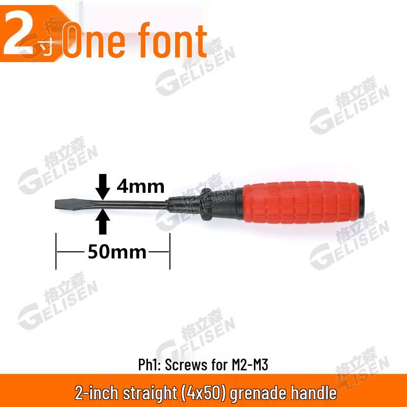 Industrial Grade Magnetic Phillips and Slotted Rubber Plug Screwdrivers