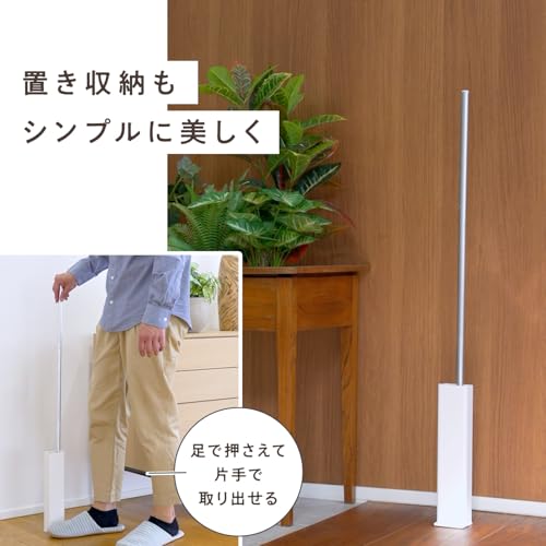 LEC Gekiochi-kun High-Density Brush Treloop Premium (Floor/Stair Type / Pet Hair Type) Reusable Dust Remover / Mop Stays Clean When Passed Through the
