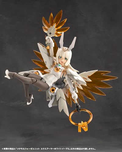 Kotobukiya (KOTOBUKIYA) Mugen Kaikou Megalomaria Metamorphose Unit Ex-Armor White Eagle, Approximately 180mm Tall, Non-scale Plastic Model