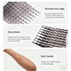 Dog And Cat Dematting Brush & Undercoat Rake, Professional Pet Dematting Comb With Wood Handle, Stainless Steel Deshedding Tool