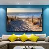 Sonnenaufgang, Meereslandschaft, Strand, Leinwandgemälde, moderne Poster und Drucke, Cuadros, Wandkunst, Bilder, Wohnzimmer, Heimdekoration, ohne Rahmen, ohne Rahmen