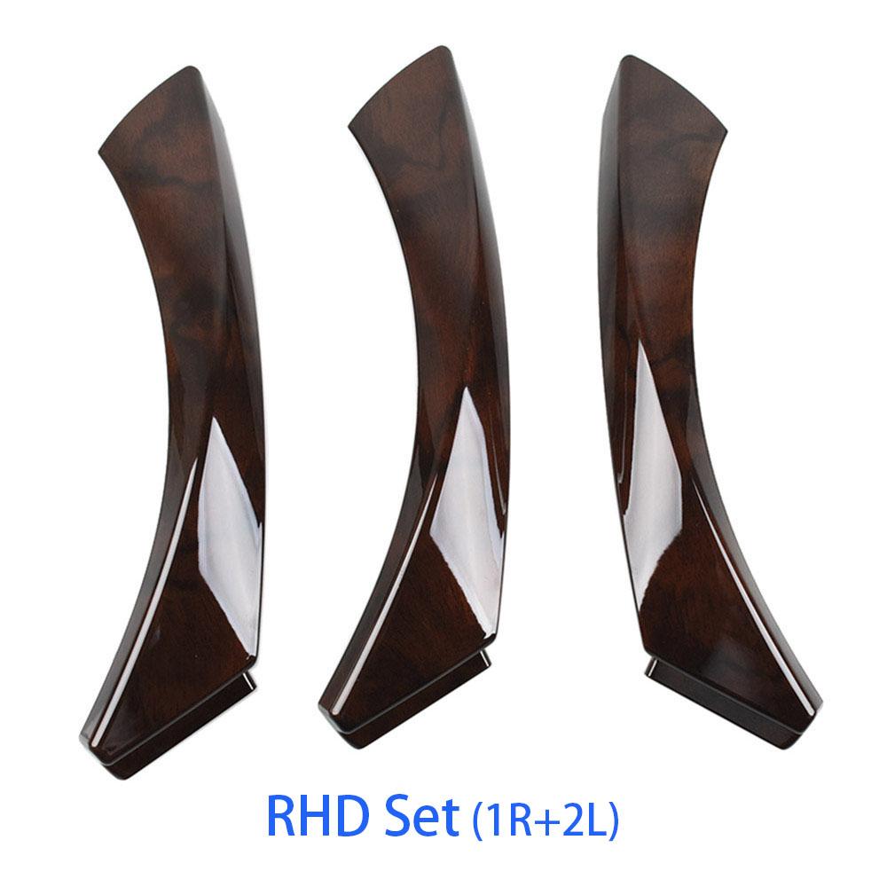 

LHD RHD орех межкомнатная пассажирская дверь пластиковая крышка ручки для BMW 3 серии E90 E91 E92 316 318 320 325 328i RHD 3PCS Set