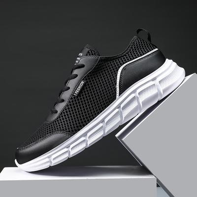 Lace-up Mesh Shoes 2024 Summer Men Sneakers Lightweight Men's Casual Shoes Walking Footwear Tenis Masculino Zapatillas Hombre