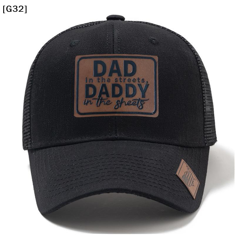 Unisex Summer Mesh Baseball Cap Dad Letter Patch Snapback Trucker Hat Breathable Casual Street Hip Hop Hat For Men Women[G32]