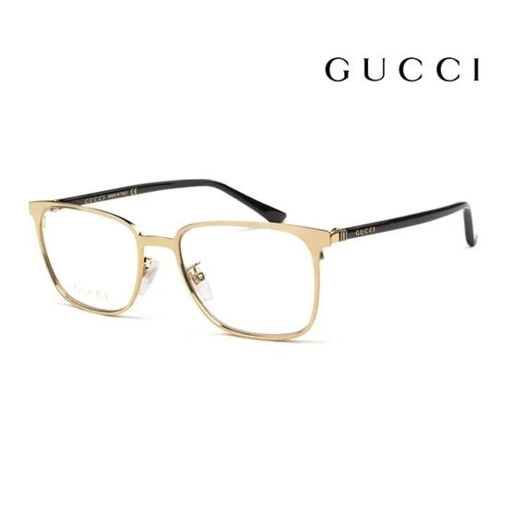 Eyeglass Frames GG0294O 001 Square Metal Men's and Women's Glasses